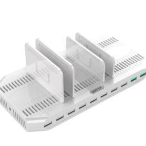 Unitek Stacja ładująca 10xUSB; 96W; 2xQC3.0; Y-2190A