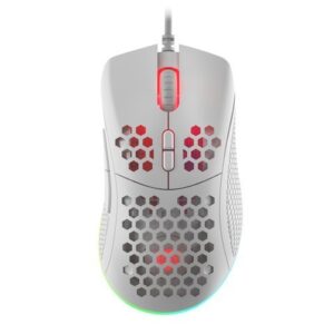 Genesis Mysz Krypton 550 8000 DPI podświetlenie RGB dla graczy lekka Biała