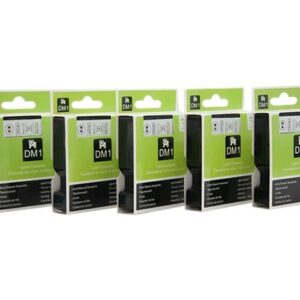 QOLTEC Tape for DYMO D1 40913 9mm x 7m White / Black overprint