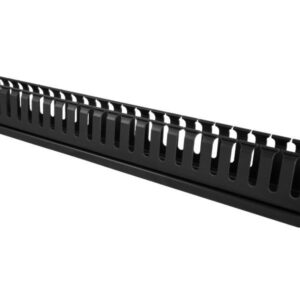 ALANTEC Organizator kabli 1U 19" z pokrywą maskującą