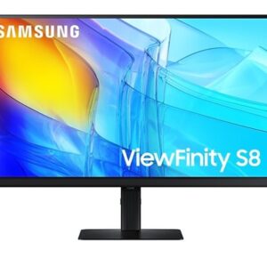 Samsung Monitor 27 cali ViewFinity S80UD IPS 3840x2160 UHD 16:9 1xHDMI 1xDP 1xUSB-C 90W 3xUSB 3.0 LAN KVM 5ms PinP/PbyP 60Hz HAS+PIV płaski 3YOn-Site