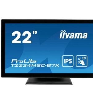 IIYAMA Monitor wielkoformatowy 21.5 cala T2234MSC-B7X POJ.10PKT.IP65,HDMI,DP,350cd,7H