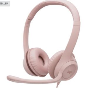 Logitech Zestaw słuchawkowy H390 Rose 981-001281