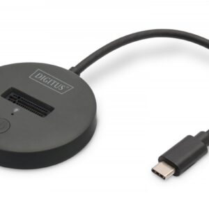 Digitus Stacja dokująca do SSD M.2 NVMe/SATA USB-C 3.2 Gen2 10Gbps maks. 4 TB, czarna