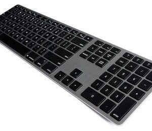 Matias Klawiatura aluminiowa Mac bluetooth szara UK