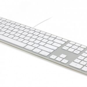 Matias Klawiatura aluminiowa Mac Hub 2xUSB szara