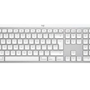 Logitech Klawiatura bezprzewodowa MX Keys S for Mac Pale Grey US 920-011638