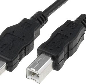 Digitus Kabel połączeniowy USB 2.0 HighSpeed Typ USB A/USB B M/M 1,8m  Czarny