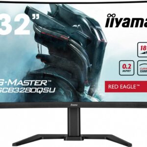 IIYAMA Monitor 32 cale GCB3280QSU-B2,VA,QHD,180Hz,1500R,0.2ms,4xUSB,350cd