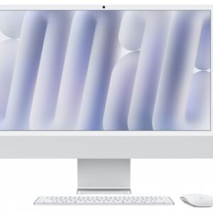 Apple iMac 24 cale: M4 8/8, 16GB, 256GB SSD - Srebrny