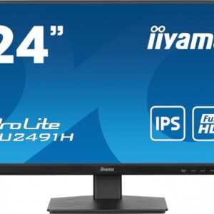 IIYAMA Monitor 24 cale XU2491H-B1 IPS, HDMI, DP, 0,5ms, 300cd