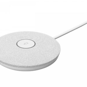 LOGITECH Rally Mic Pod Microphone white Skype Certified Zoom Certified Cisco Webex Certified for Rally Bar Plus Room Solution Large