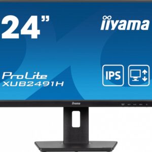 IIYAMA Monitor 24 cale XUB2491H-B1 IPS, HDMI, DP, 2x2W, HAS, Pivot
