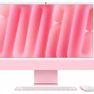 Apple iMac 24 cale: M4 10/10, 24GB, 512GB SSD - Różowy
