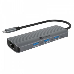 IcyBox Stacja dokująca IB-DK4034a-CPD 6w1, HDMI,USB,PD,LAN