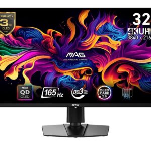 MSI Monitor MAG 321UP QD-OLED 31.5 cala UHD/LED/Flat/165Hz/czarny