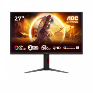 AOC Monitor Q27G4ZD 27'QD-OLED 240Hz HDMIx2 DP Pivot
