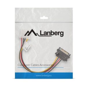 Lanberg Kabel SATA zasilający - Molex M/F 15cm