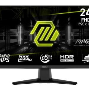 MSI Monitor MAG 242F     23.8 cala/LED/FHD/Flat/200Hz/Czarny