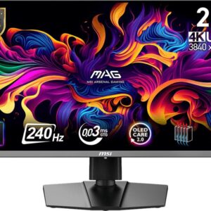 MSI Monitor MAG 272UP QD-OLED X24/26.5/LED/Flat/QD-OLED/UHD/240Hz/Czarny