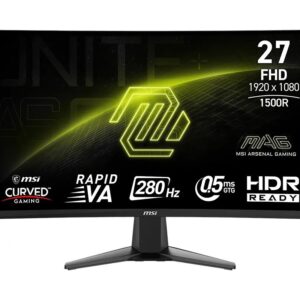 MSI Monitor MAG 276CXF     27 cali LED/FHD/Zakrzywiony/280Hz/Czarny