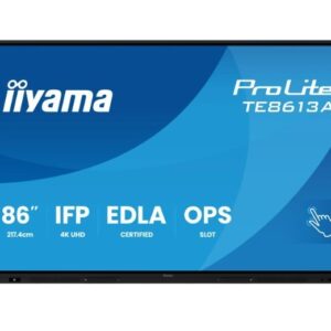 IIYAMA Monitor interaktywny 86 cali TE8613A-B2AG INFRARED,