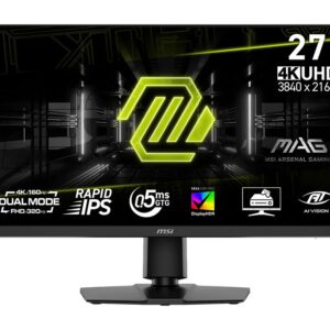MSI Monitor 27 cali MAG 272URDF E16 UHD/FLAT/160Hz/czarny