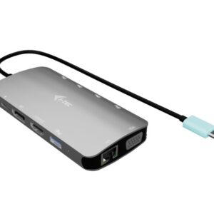 i-tec Stacja dokująca USB-C Meatl Nano 3x Display DP HDMI Power Delivery 100 W