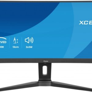 IIYAMA Monitor ProLite 44.5 cala XCB4594DQSU-B1 ,VA,DQHD,2xDP,2xHDMI,1500R,32:9, 450 cd/m2, 3000:1, USB HUB x4 (2x Type-A, 2x Type-C), 2 x 3W