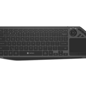 Natec Klawiatura smart TV Turbot 2 slim bezprzewodowa BT+2.4GHZ