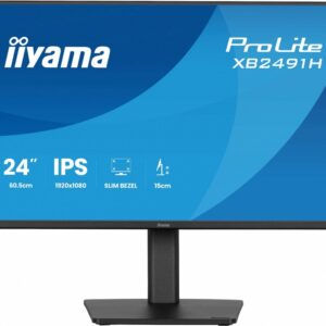 IIYAMA Monitor 24 cale XB2491H-B1 IPS, HDMI, DP, 1ms, 350cd, 1500:1, 120Hz, HAS150 (PIVOT)