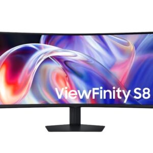 Samsung Monitor 40 cali ViewFinity S85TH VA 5120x2160 5K2K WUHD 21:9 1xHDMI 1xDP 5xUSB-A 2xUSB-C 1xTB5 4ms 144Hz HAS głośniki zakrzywiony 3YOS LS40H85