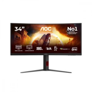 AOC Monitor 34 cale CU34G4CA VA Curved 180Hz HDMIx2 DP
